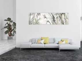 Obraz - Bambusy, rysunek (170x50 cm)
