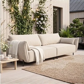 Sofa ogrodowa 4-osobowa GARDEN w tkaninie Kanaria 7002 beżowa