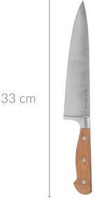 Nóż Szefa Kuchni ELEGANCIA, stal nierdzewna, 33 cm