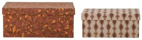 Kartonowe pojemniki dekoracyjne zestaw 2 szt. 26x19x11 cm Saliha – Bloomingville