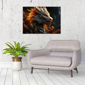 Obraz - Smok (70x50 cm)