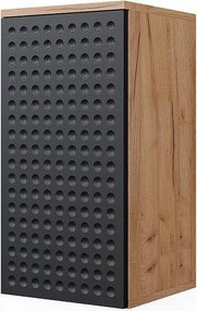 Szafka łazienkowa kropkowany antracyt 30x24x59 irma