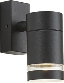 Nowoczesna lampa ścienna zewnętrzna czarna IP44 - Ensam