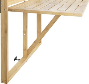 Składany stolik balkonowy na barierkę WAIKIKI