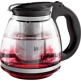 Lamart LT027 czajnik Verre 1,5 l, czarny