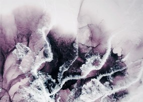 Obraz - Fioletowy marmur N⁰2 (70x50 cm)