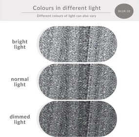 Szare tapicerowane łóżko dwuosobowe ze schowkiem ze stelażem 140x200 cm Maumere – Maison de Rêve