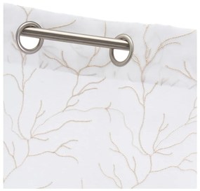 Biało-beżowa firanka 140x260 cm Coral – Casa Selección