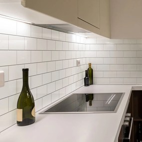 Zestaw naklejek na kafelki 30 szt. 20x10 cm Subway Tiles White – Ambiance