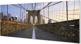 Szkło do Kuchni na Ścianę Skyline o Zachodzie Słońca