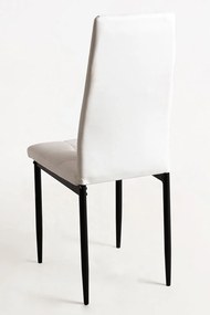 Zestaw 4 Krzese Lan Ekoskóra