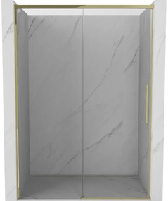Mexen Rox drzwi prysznicowe rozsuwane 155 cm, transparent, złote - 8C2-155-000-50-00