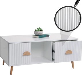 Stolik kawowy MCW-N89,  biały