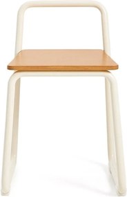 Beżowe metalowe krzesło dziecięce Tinn – Kave Home