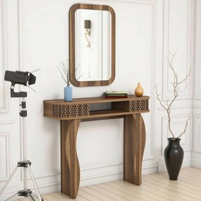 Stolik dekoracyjny Damla Walnut