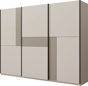 Szafa Przesuwna LUBERO 120 cm Szafa Trzydrzwiowa Kaszmir