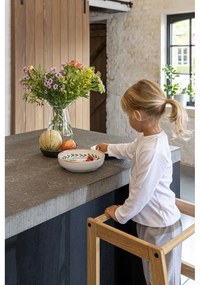 Pomocnik kuchenny dla dzieci z litego drewna dębowego w naturalnym kolorze Forrest – Vipack