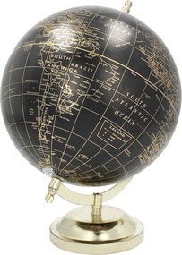 Dekoracja Globe Black 28 cm