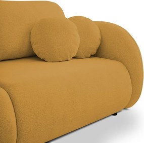 Sofa LOOP z funkcja spania i pojemnikiem ZŁOTY RAVEN 66