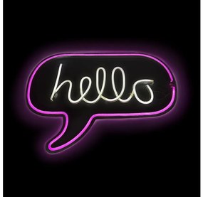 2Kids Toys - LED neonowa dekoracja ścienna LED/5W/USB hello