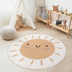 Dywan dziecięcy odpowiedni do prania ø120 cm Sunny World – Mila Home