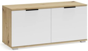 Szafka na buty CLIF ST-100 dąb artisan/biała HALMAR