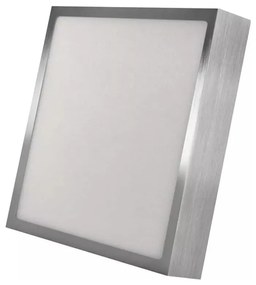 Lampa sufitowa LED w kolorze srebra z połyskiem 22.5x22.5 cm Nexxo – EMOS