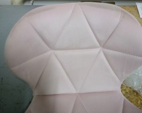 PROMOCJA Różowy fotel biurowy AVOLA VELVET II. jakość