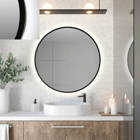 Lustro łazienkowe ZIRCON STANDARD 90 z oświetleniem LED BALTICA DESIGN