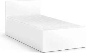 Łóżko SOFIA 80 x 200 cm, białe Stelaż: Bez stelaża, Materac: Materac Coco Maxi 20 cm