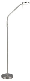 Lampa stojąca LED w kolorze srebra (wysokość 160 cm) Moreno – Reality
