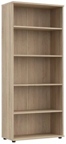 Skandynawski regał na książki dąb sonoma - Hagen