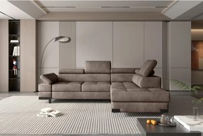 Narożnik EMPORIO L Prawostronny z funkcją spania Prawostronny w ktaninie SERENO 684 WERSAL