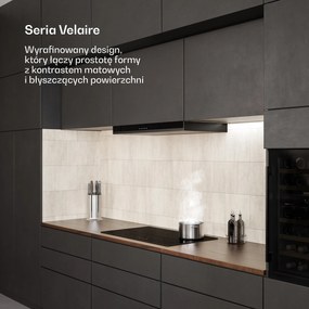 Klarstein Velaire 90cm Płyta Indukcyjna 5 Stref Gotowania Czarny