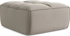 Pufa - z tkaniny welwetowej - kreci - KALAI