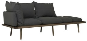 Antracytowa ławka Lounge Around – UMAGE