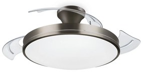 Philips-LED Plafon z wentylatorem LED/35W/230V 5500/4000/2700K+pilot nikiel