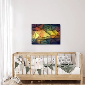 Obraz - Wielokątna abstrakcja 3D (70x50 cm)