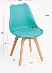 Zestaw 4 Krzese Synk Basic