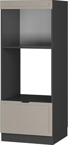 Szafka do mikrofalówki greybeige 60x58.1x153.6 fame-line