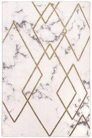 Dywan Diamond Złote romby 133x190 Prostokąt