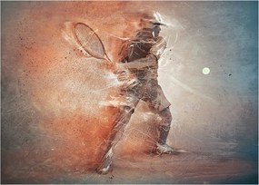 Obraz na szkle - Tenisista (70x50 cm)