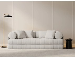 Beżowa rozkładana sofa z materiału bouclé 206 cm Kemi – Cosmopolitan Design