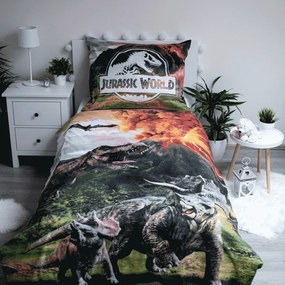 PrzytulneMieszkanie.pl PrzytulneMieszkanie.pl Pościel dziecięca bawełniana JURASSIC WORLD kolorowa Rozmiar pościeli: 70 x 90 cm | 140 x 200 cm