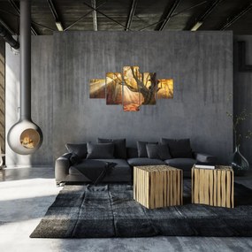Obraz - Jesienny świt (125x70 cm)