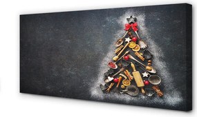 Duży obraz na płótnie Choinka i Dekoracje