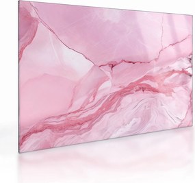 Obraz na szkle - Różowy marmur (70x50 cm)