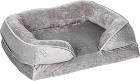 Legowisko dla psa rozmiar L, jasnoszare, 106 x 80 x 18 cm