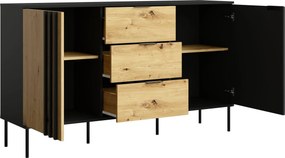 Komoda MERIDIAN 165,1 cm do Salonu Sypialni Dąb