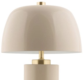 Lampa stołowa grzybek FREYA, bezprzewodowa, Ø 18 cm